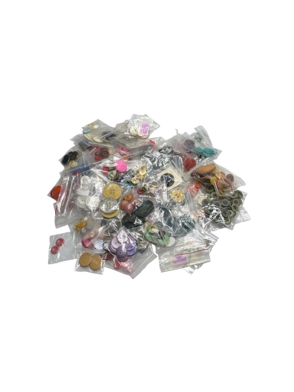 Mixed Assorted Buttons Lot - Multicolor Craft Buttons - Picture 4 of 4